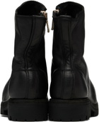 Guidi Black Side Zip Boots
