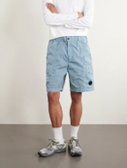 C.P. Company - Straight-Leg Nylon Cargo Shorts - Blue