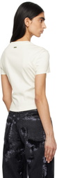 Mugler White Pierced Baby T-shirt