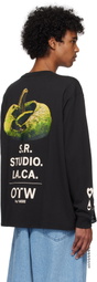 S.R. STUDIO. LA. CA. Black OTW by Vans Edition Acts Oversized Long Sleeve T-shirt