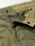 KAPITAL - Easy Jumbo Wide-Leg Twill Drawstring Cargo Trousers - Green