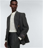 Gucci - Double-breasted wool-cashmere blazer