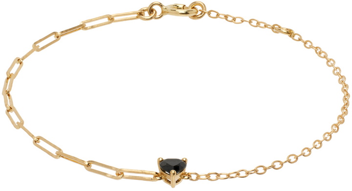 Photo: Yvonne Léon Gold Solitaire Cœur Bracelet