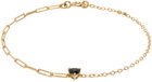 Yvonne Léon Gold Solitaire Cœur Bracelet