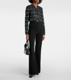 Giambattista Valli Cropped lamé jacket