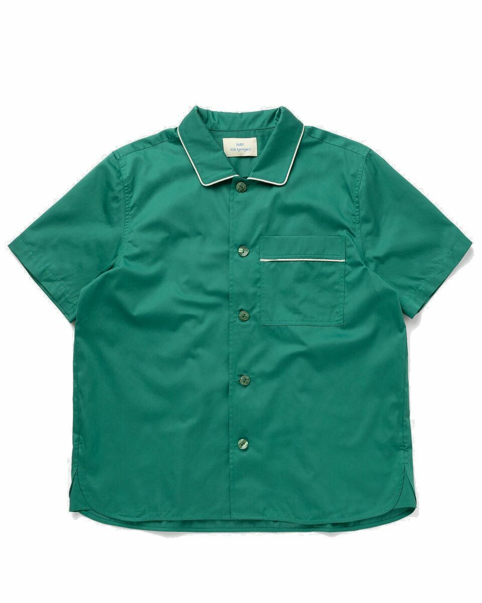 Photo: Hay Outline Pyjama S/S Shirt Green - Mens - Sleep  & Loungewear
