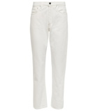Toteme - High-rise straight cropped jeans
