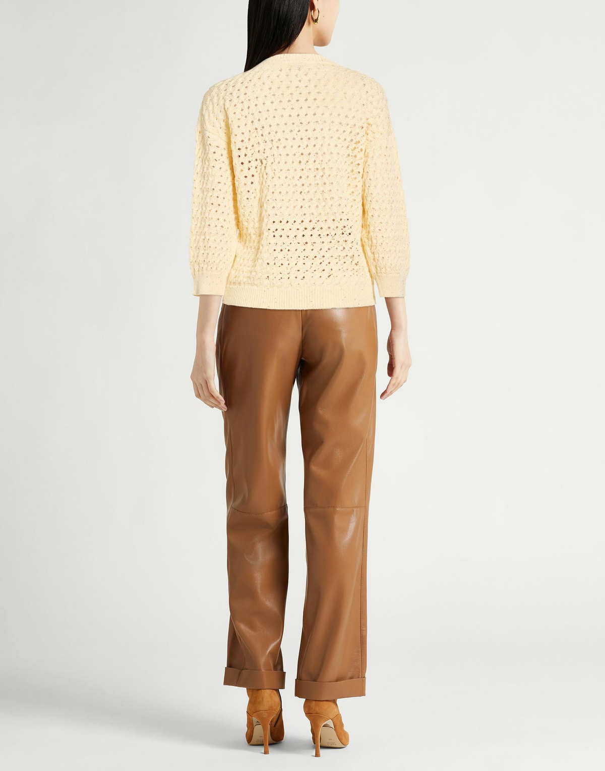 Peserico Womens Sweater Pastel in Yellow
