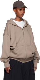 Nike Taupe Sportswear Phoenix Fleece Hoodie