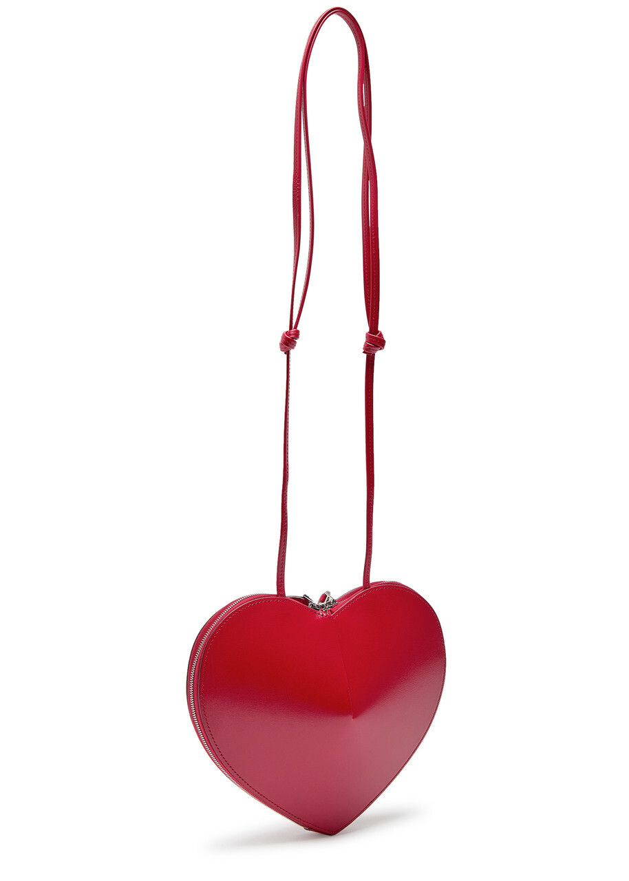 Alaïa Le Coeur Leather Cross-body bag - Red - One Size