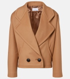 Stella McCartney Cropped wool peacoat