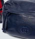 Gucci GG leather shoulder bag