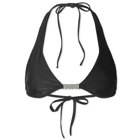 GCDS Women's Logo Bikini Bra in Nero