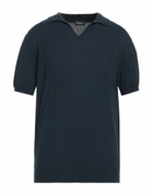 Drumohr Mens Polo shirt Midnight in Blue
