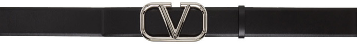 Photo: Valentino Garavani Black V-Logo Belt