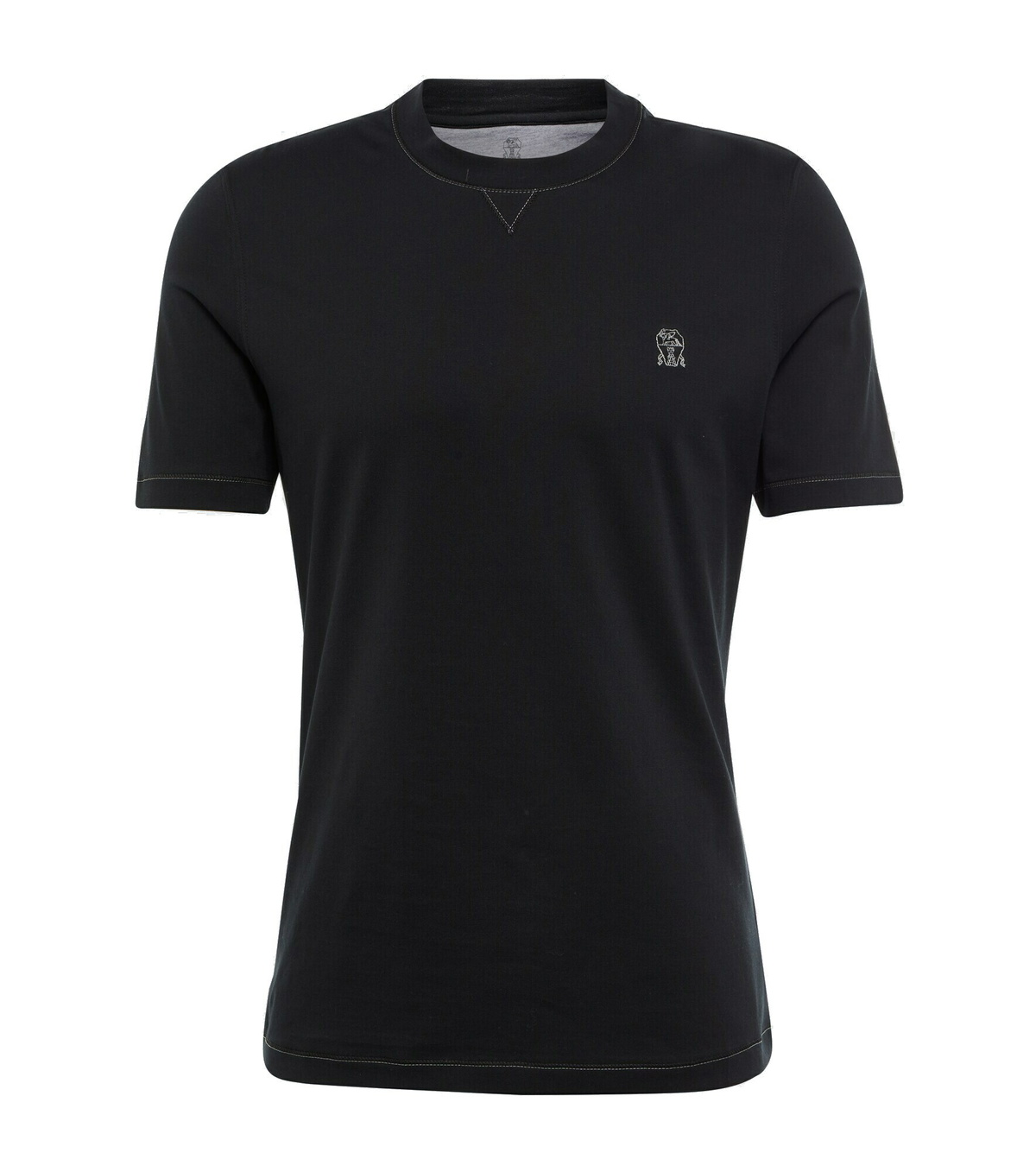 Brunello Cucinelli - Logo cotton jersey T-shirt Brunello Cucinelli