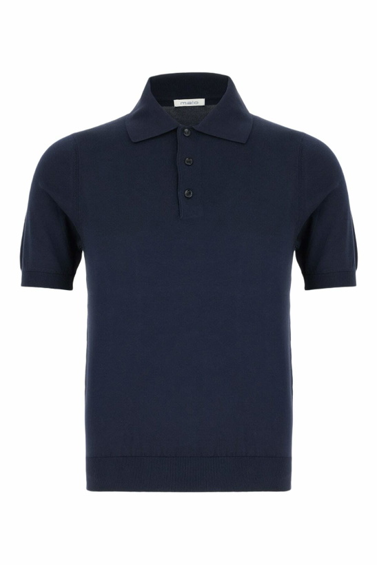 Photo: Malo Navy Blue Cotton Polo Shirt