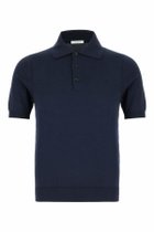 Malo Navy Blue Cotton Polo Shirt