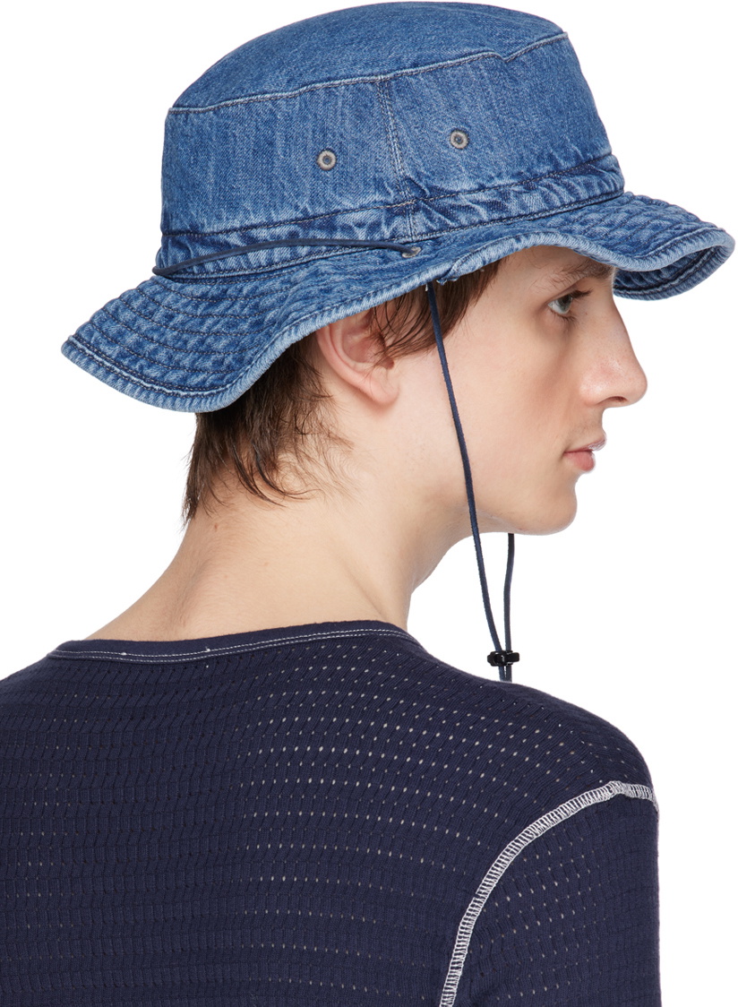 23SS OUR LEGACY バケットハット Liquid Blue Our Legacy Blue DB Space Denim Bucket Hat Our Legacy