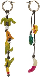 Marni Multicolor Graphic Charm Earrings