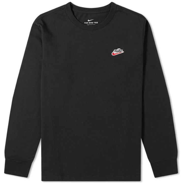 Photo: Nike Long Sleeve Chest Logo Heritage Tee