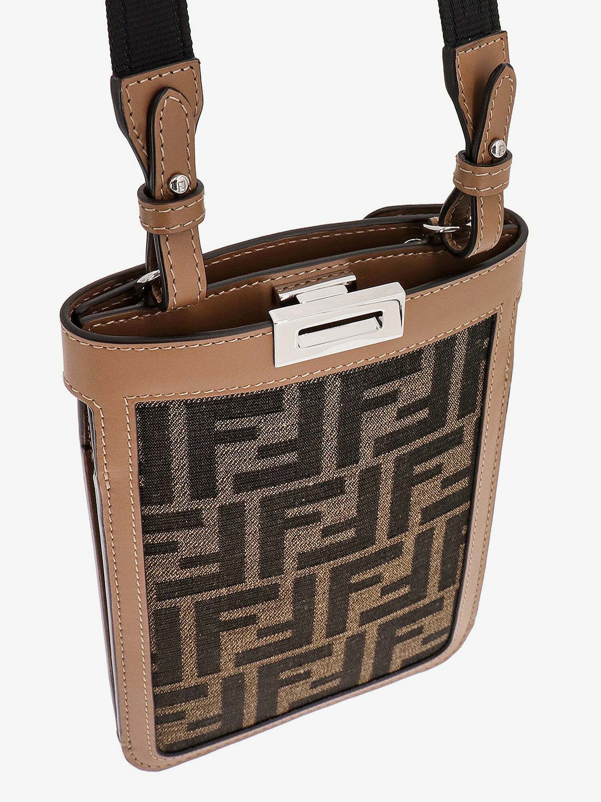 Fendi Phone Case Brown Mens Fendi Fendi Phone Case Brown Mens Fendi