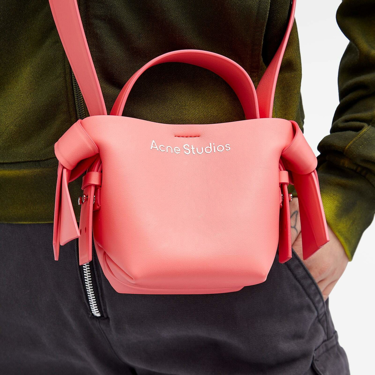 Acne Studios Women's Musubi Micro Cross Body Bag in Electric