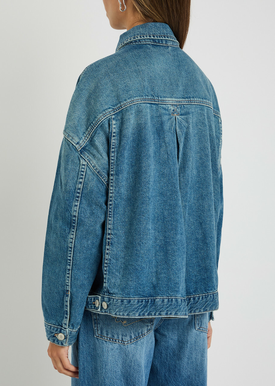 Free People Opal Swing Panelled Denim Jacket