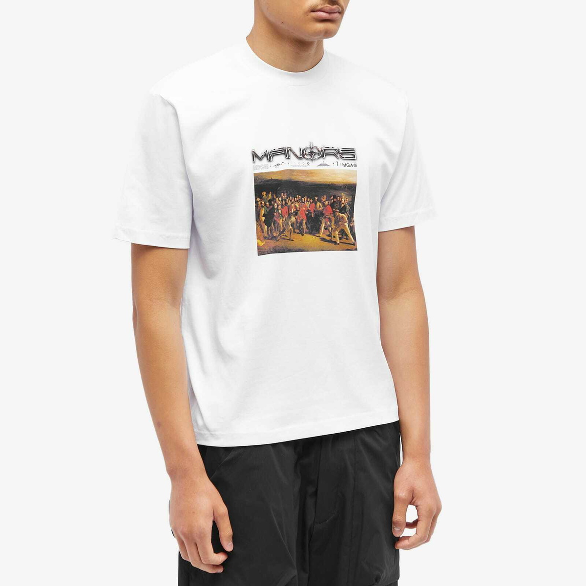 Manors Golf Men's The Final Putt T-Shirt in White