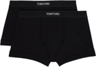 TOM FORD Two-Pack Black Boxer Briefs