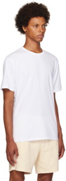 Vince White Garment-Dyed T-Shirt