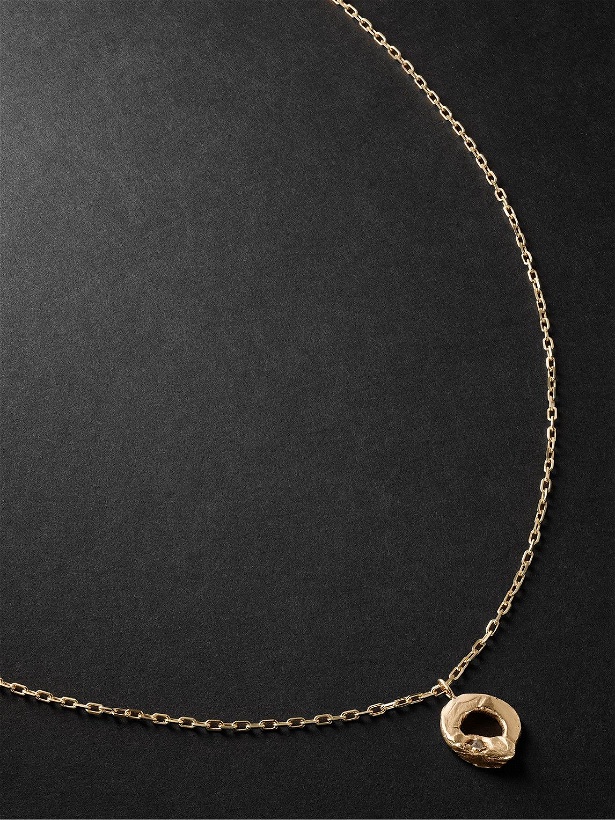 Photo: Alice Made This - Ocean Diamonds Wallace 9-Karat Gold Diamond Pendant Necklace