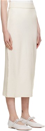 RUS Off-White Enpitsu Midi Skirt