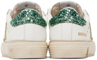 Golden Goose Baby White May Sneakers