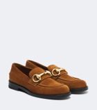 Gucci Horsebit suede loafers