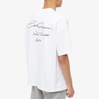 Cole Buxton Men's Script Logo T-Shirt in White