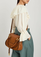 Chloe Marcie Small Grained Leather Shoulder bag - Tan - One Size