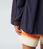 Loewe Leather-trimmed ripstop jacket