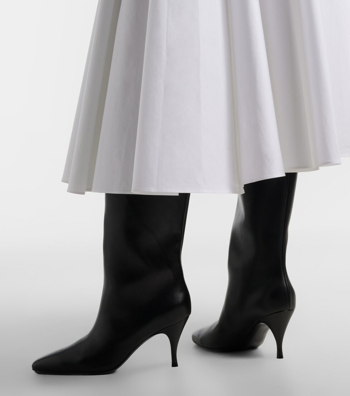 Herbert Levine Silhouette leather knee-high boots