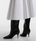 Herbert Levine Silhouette leather knee-high boots