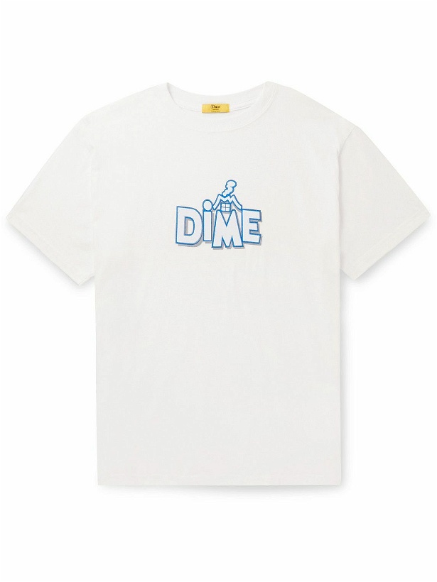 Photo: DIME - NPC Logo-Print Cotton-Jersey T-Shirt - White