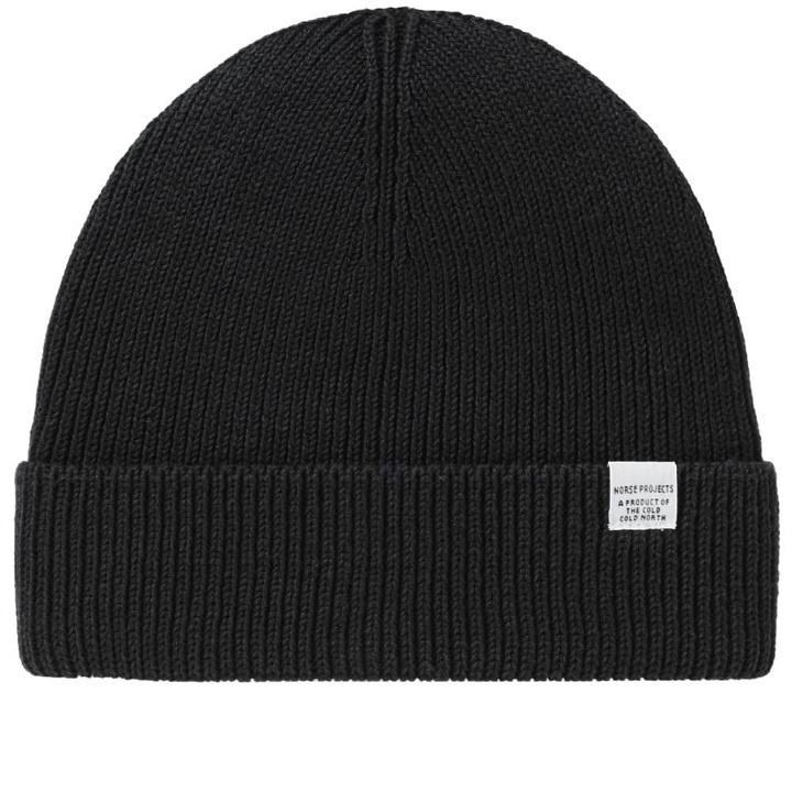 Photo: Norse Projects Cotton Watch Beanie Black