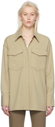 CAMILLA AND MARC Beige Arwin Shirt