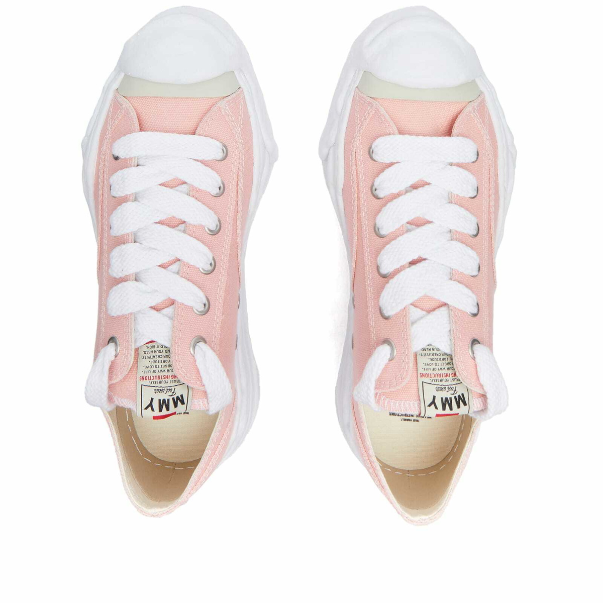 Maison MIHARA YASUHIRO Men's Hank Low Sneakers in Pink