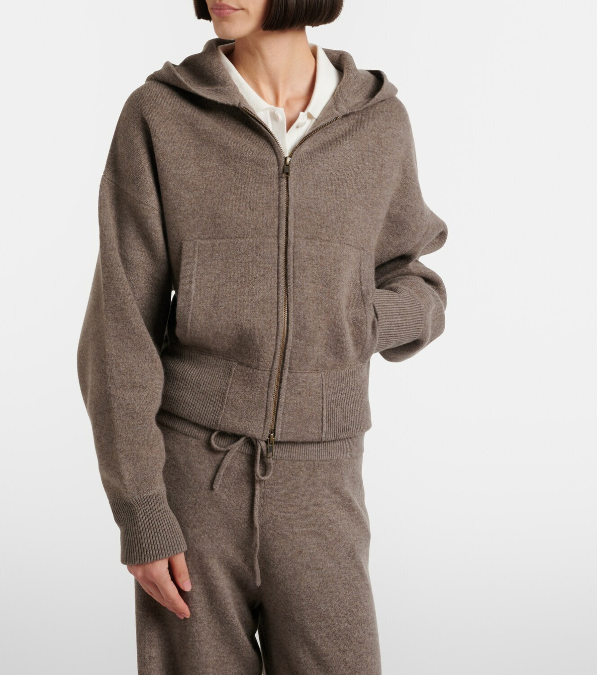 Lisa Yang Lilia cashmere zip-up hoodie