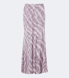 Bananhot Solay printed sheer maxi skirt