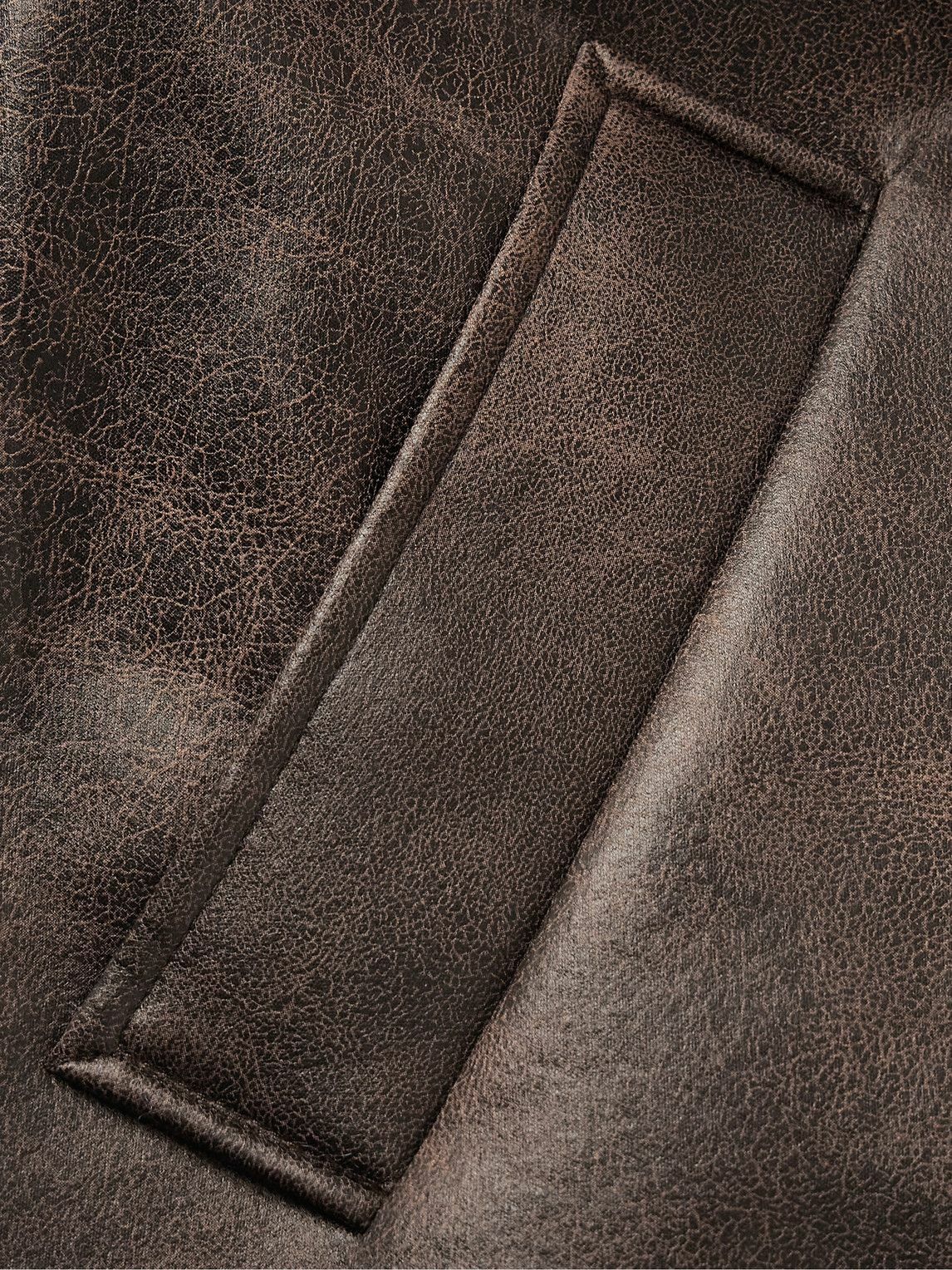 Séfr - Asante Faux Shearling Jacket - Brown Séfr
