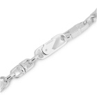 AMBUSH® - Sling Snap Sterling Silver Necklace - Silver