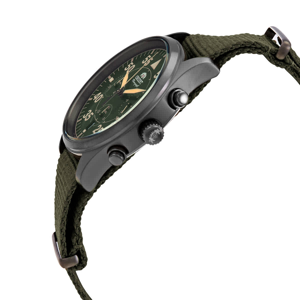 Orient Pilot Quartz Green Dial Mens Watch RA-KV0501E10B