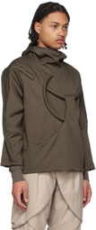ænrmòus Taupe Hyperconvex M01 Jacket